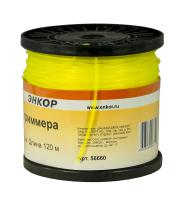 Леска для триммеров, круг ф2,4ммх120м